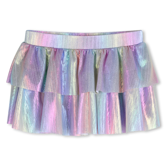 Billieblush Flounced Iridescent Swim Skirt
