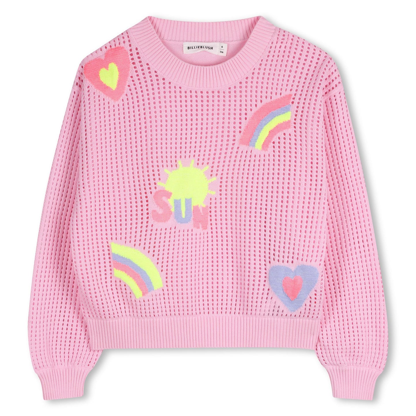 Billieblush Open Knit Sweater