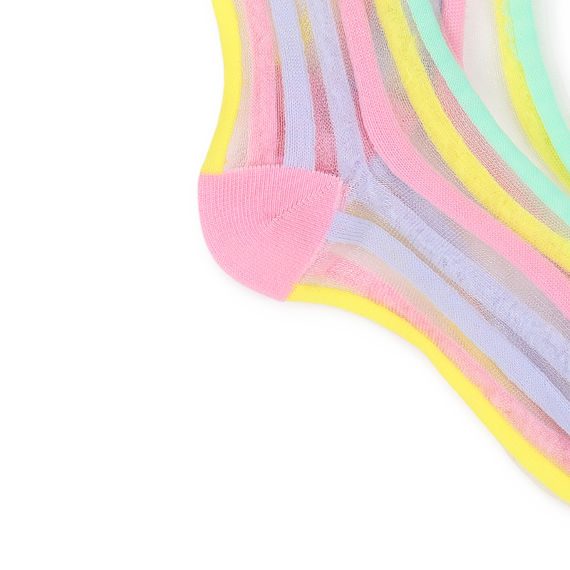 Billieblush Mid Calf Striped Socks