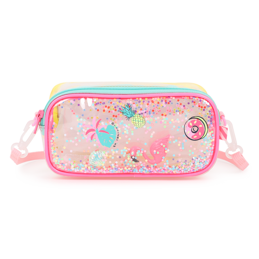 Billieblush Clear Confetti Pencil Case