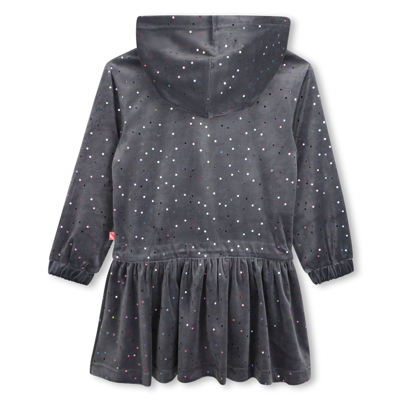 Billieblush Embellished Velour Hooded Dress