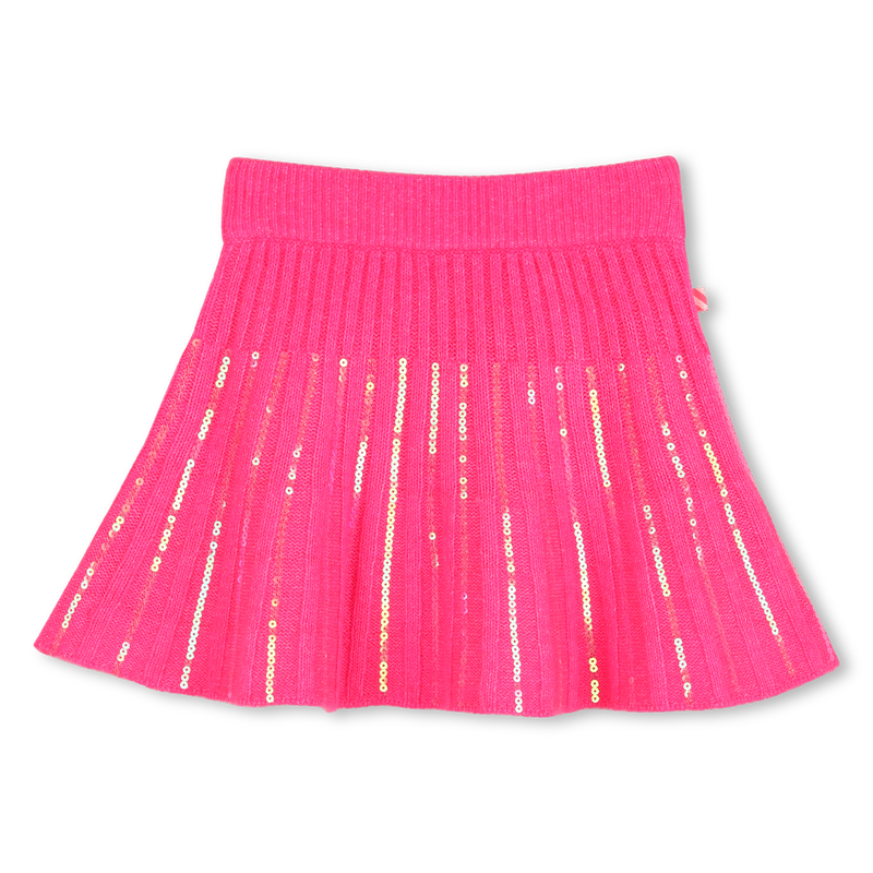 Billieblush Hot Pink Sequin Knit Skirt