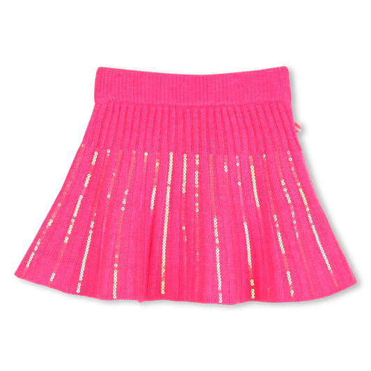 Billieblush Hot Pink Sequin Knit Skirt