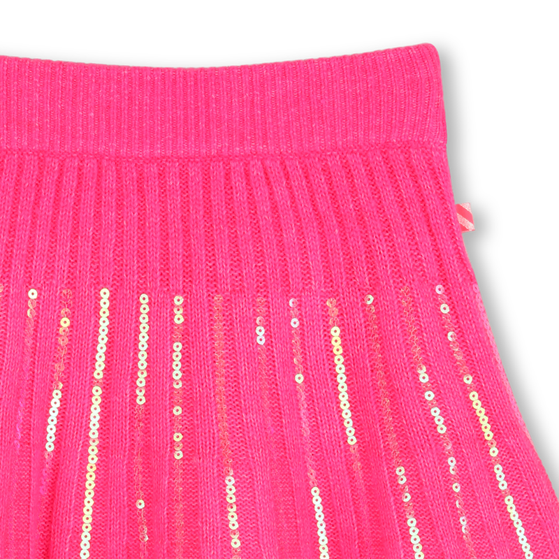 Billieblush Hot Pink Sequin Knit Skirt