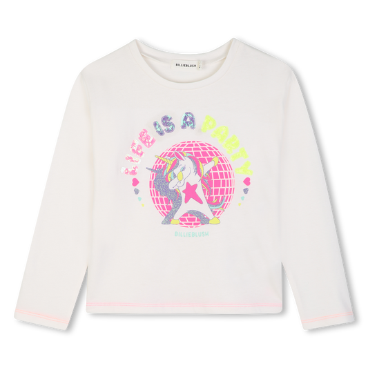 Billieblush Life Is A Party Unicorn LS