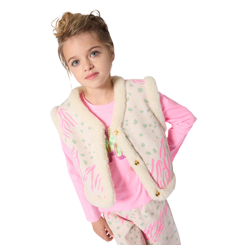 Billieblush Animal Print Vest