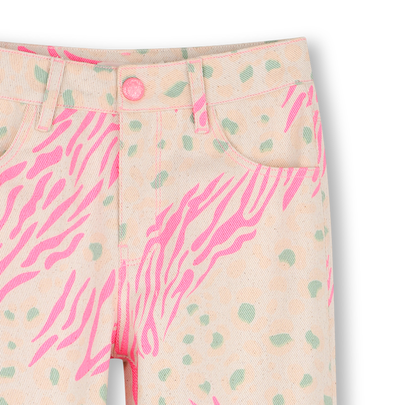 Billieblush Wide Leg Animal Print Pants