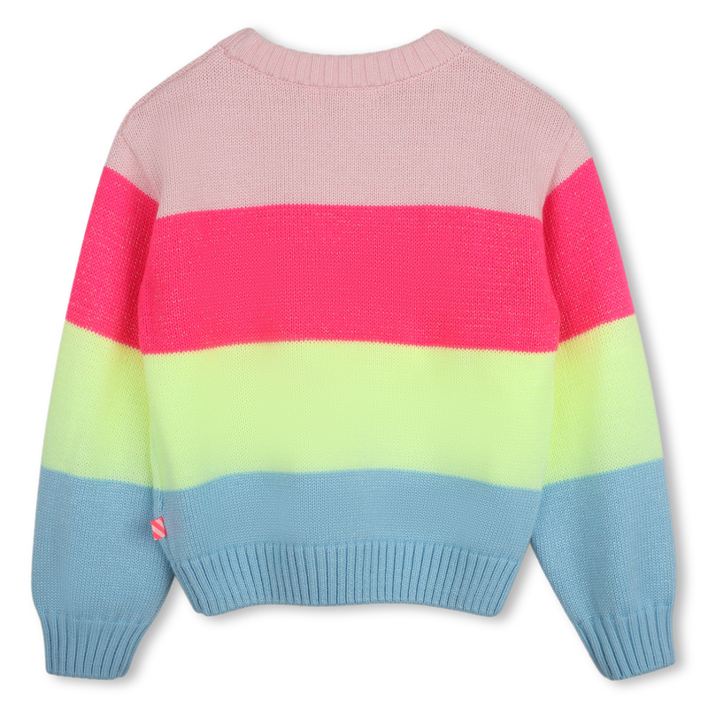 Billieblush Multicolor Stripe Embellished Sweater