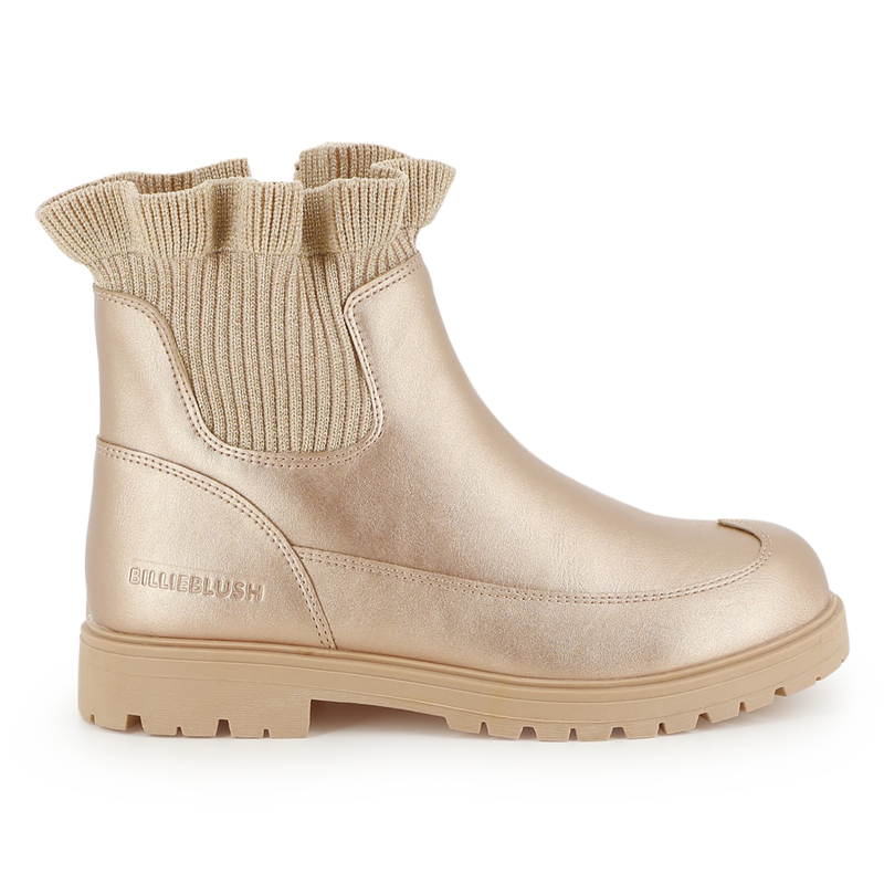 Billieblush Metallic Gold Chelsea Boots