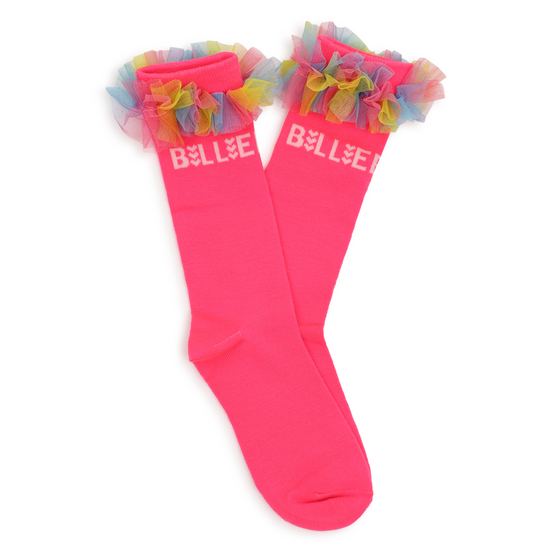 Billieblush Mesh Flounce Socks