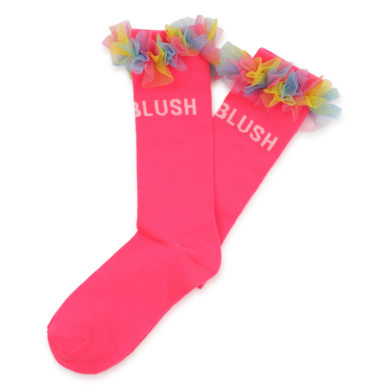 Billieblush Mesh Flounce Socks