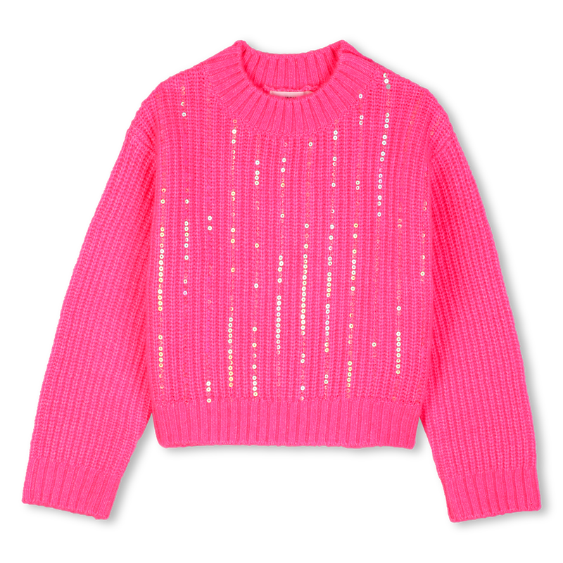Billieblush Hot Pink Sequin Sweater