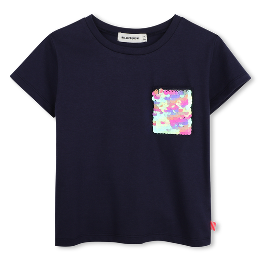 Billieblush Sequin Pocket Tee