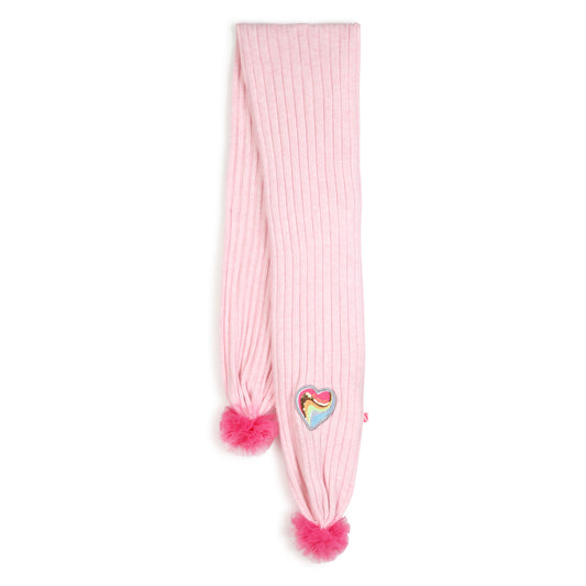 Billieblush Pink Pom Scarf