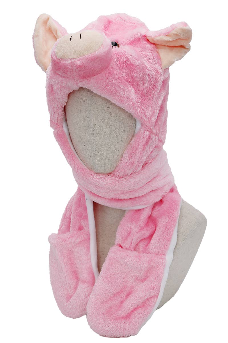 Animal Pals Hat With Long Ear Flaps