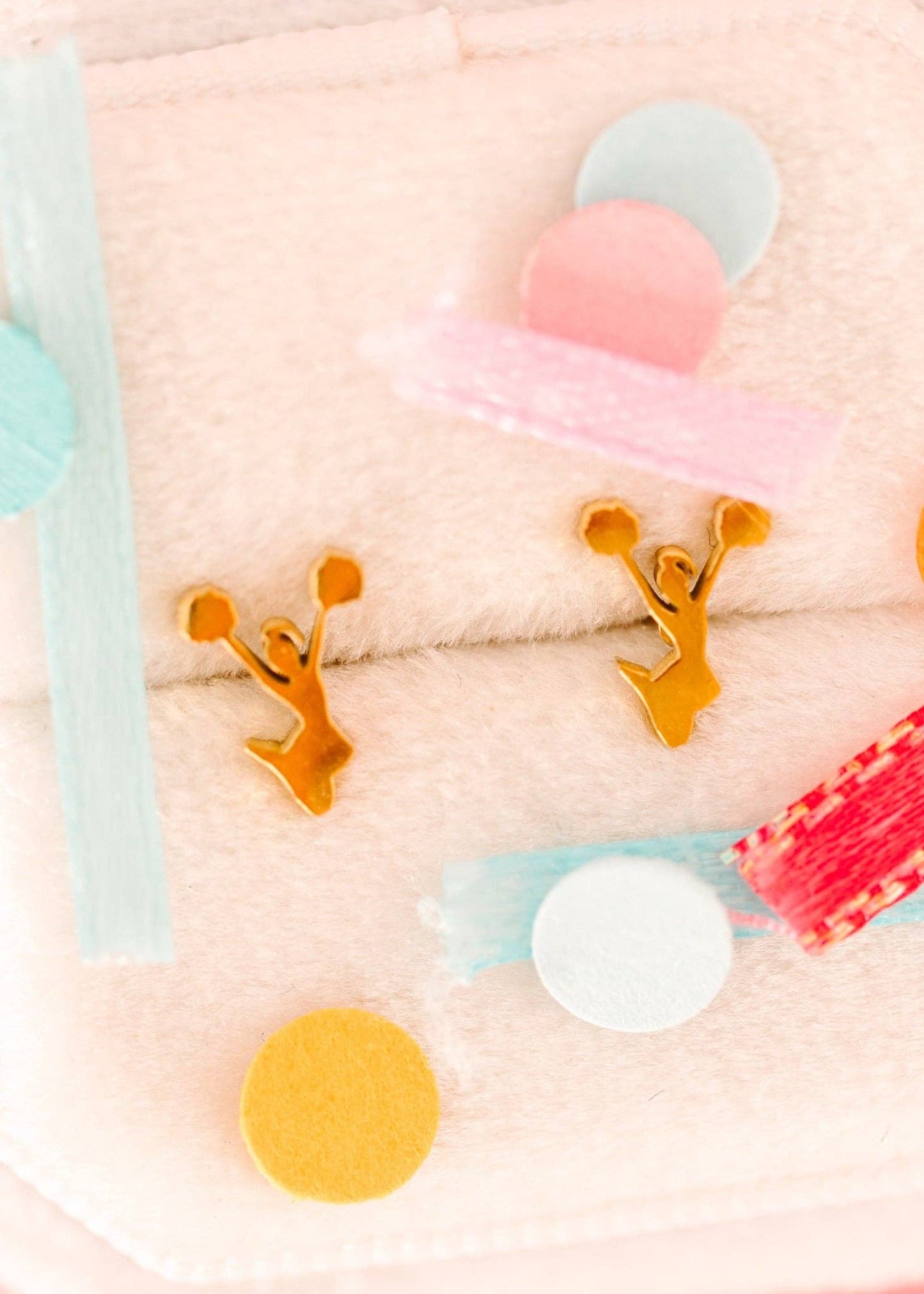 Cheer Screwback Earring Set