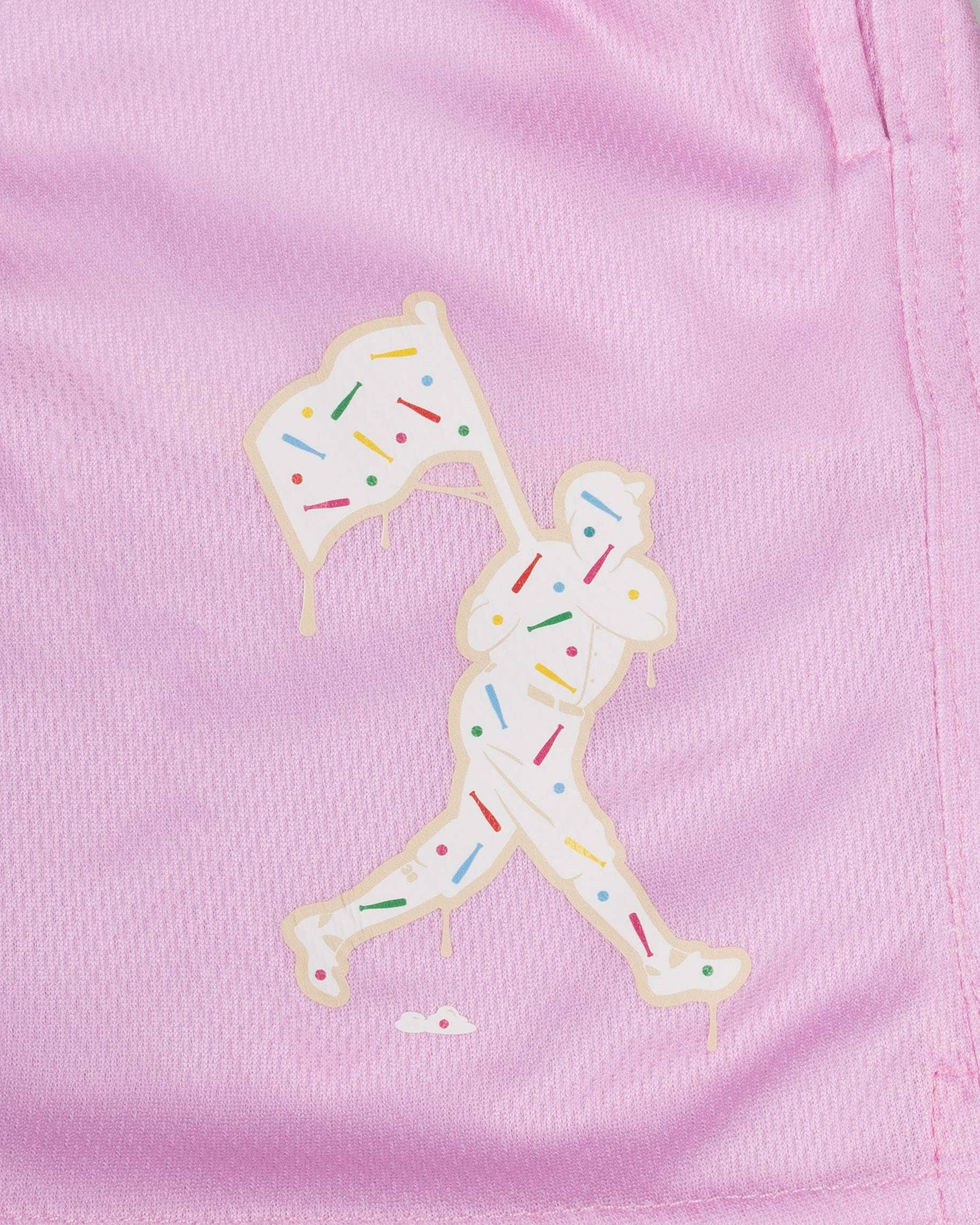 Batter Up Bakery Confetti Cupcake Diamond Air Mesh Shorts