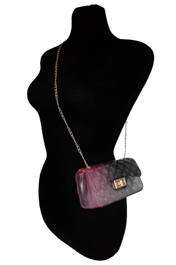 Ombre Diamond Embossed Purse