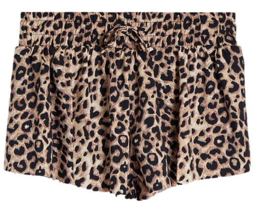 Animal Print Fly Away Shorts