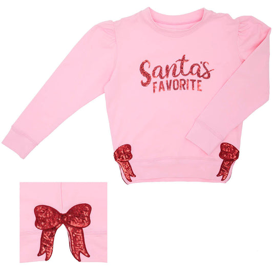 Santa's Favorite Sequin Bows Sweater