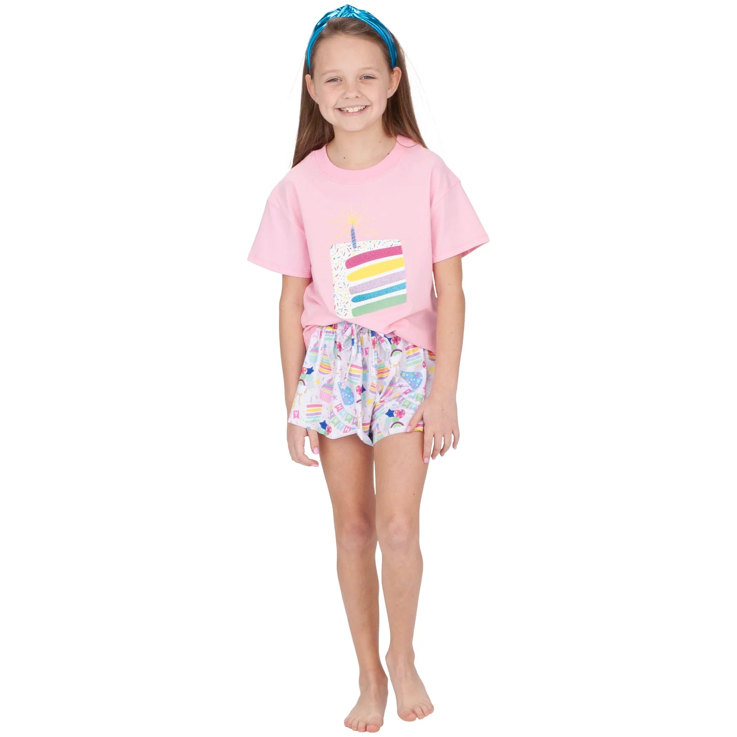 Birthday Shimmer Butterfly Shorts