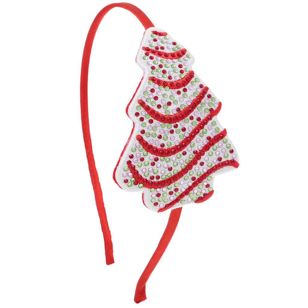Confetti Cake Christmas Tree Headband