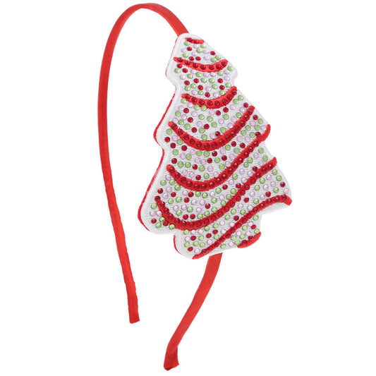 Confetti Cake Christmas Tree Headband