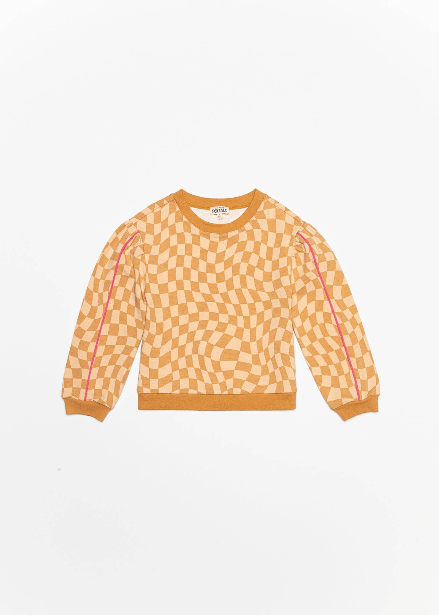 Twisted Check Sweatshirt
