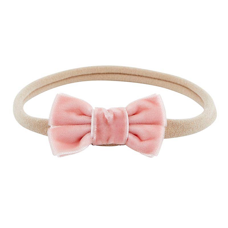 Fancy Bow Headband Set- Pink