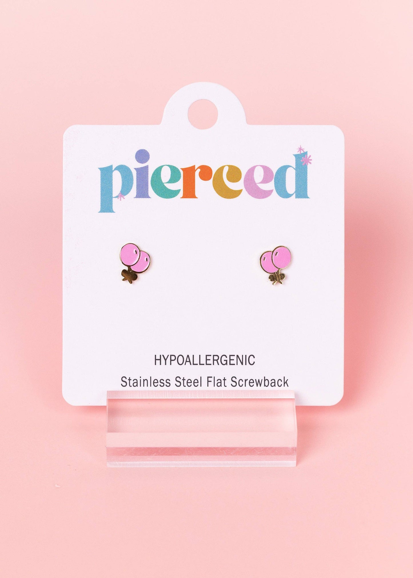 Balloons Stud Screwback Earrings