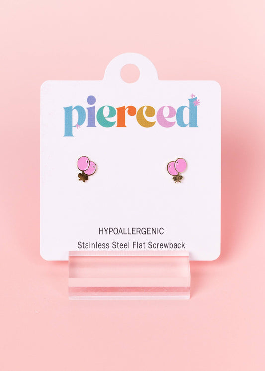 Balloons Stud Screwback Earrings