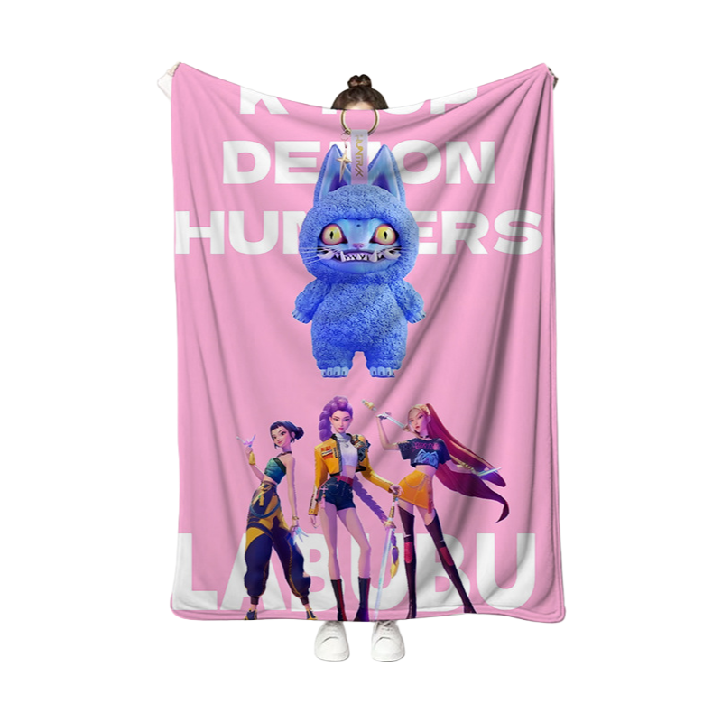 Kpop Demon Hunters Throw Blanket