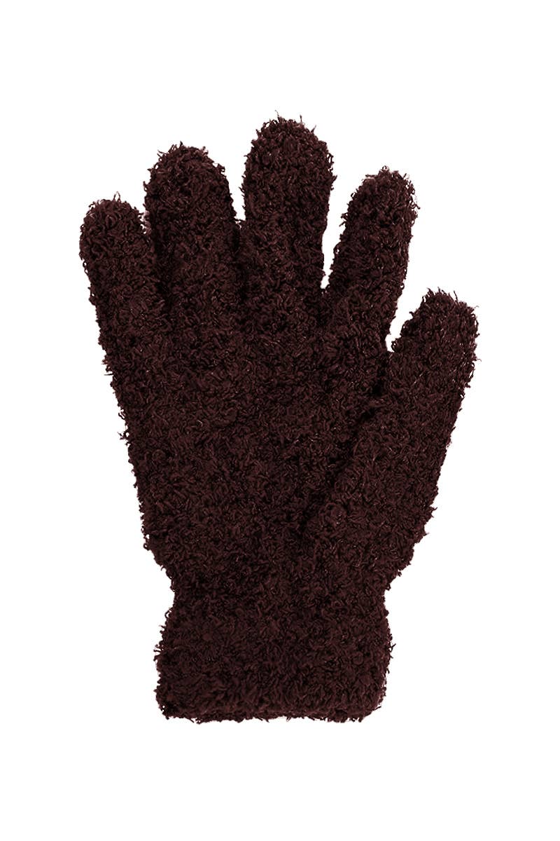 Fuzzy Sherpa Fleece Gloves
