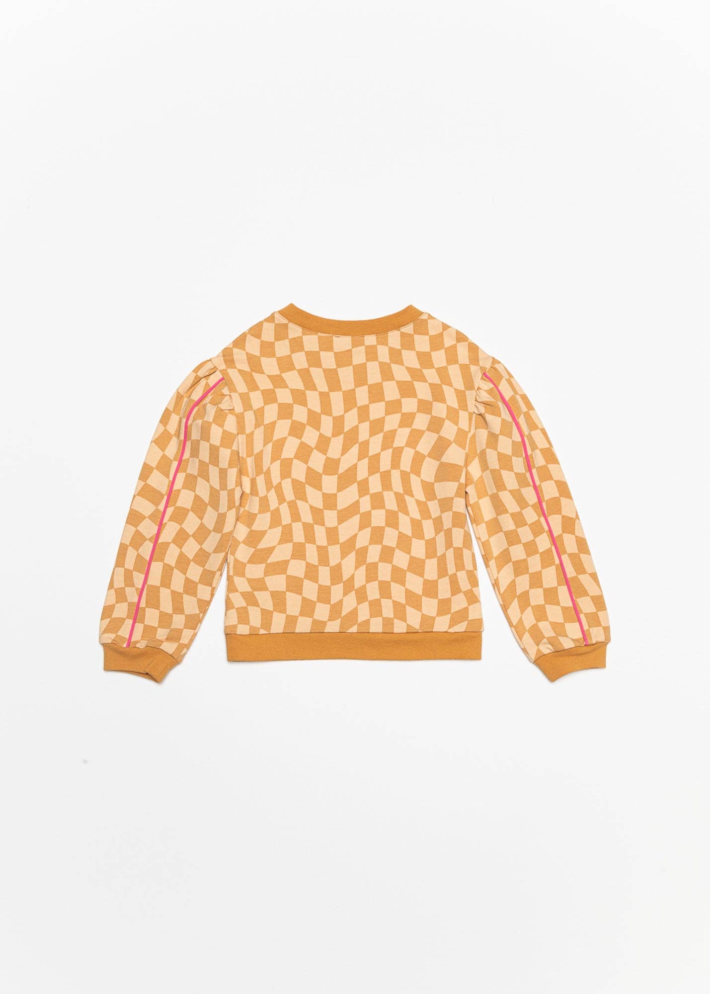 Twisted Check Sweatshirt