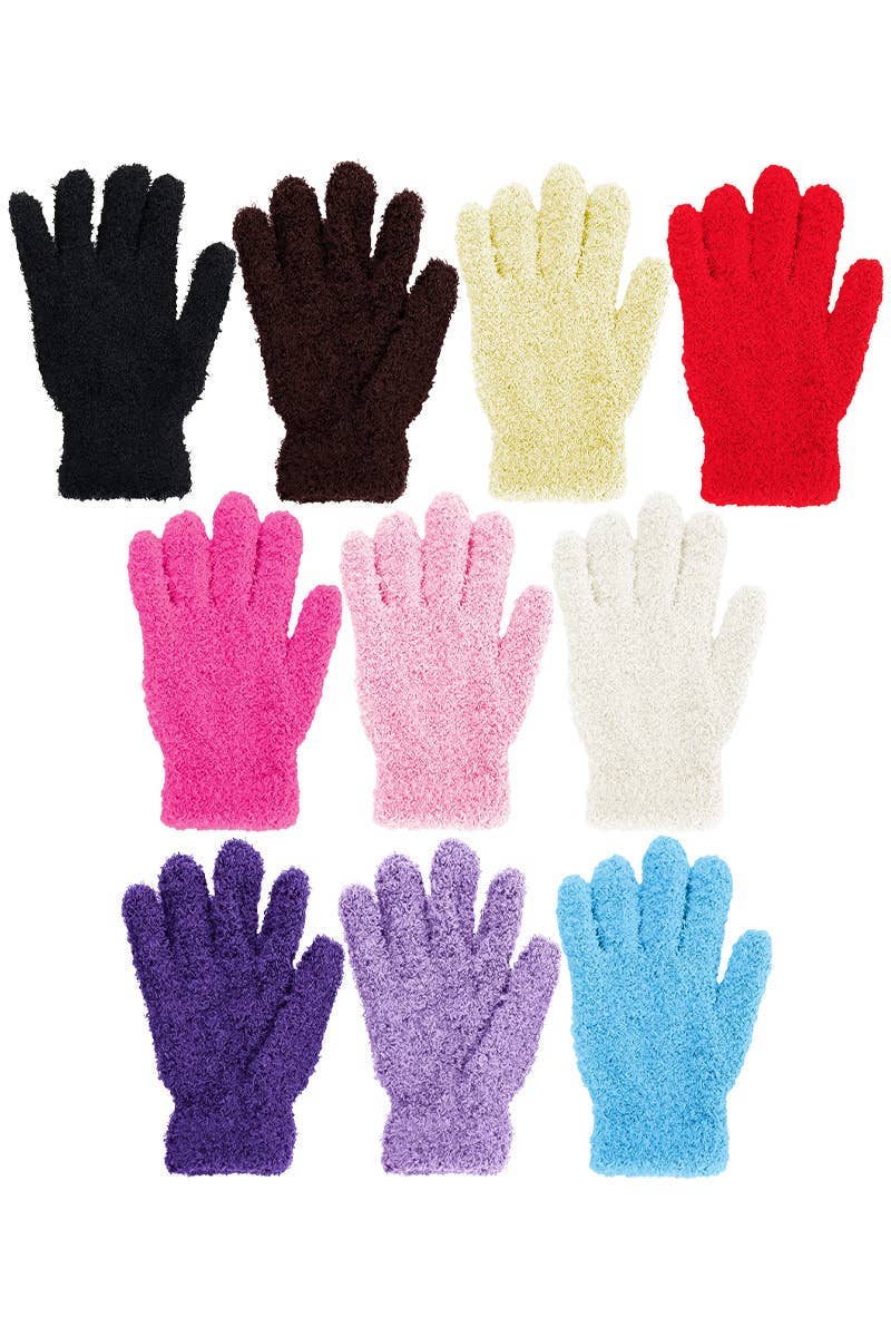 Fuzzy Sherpa Fleece Gloves