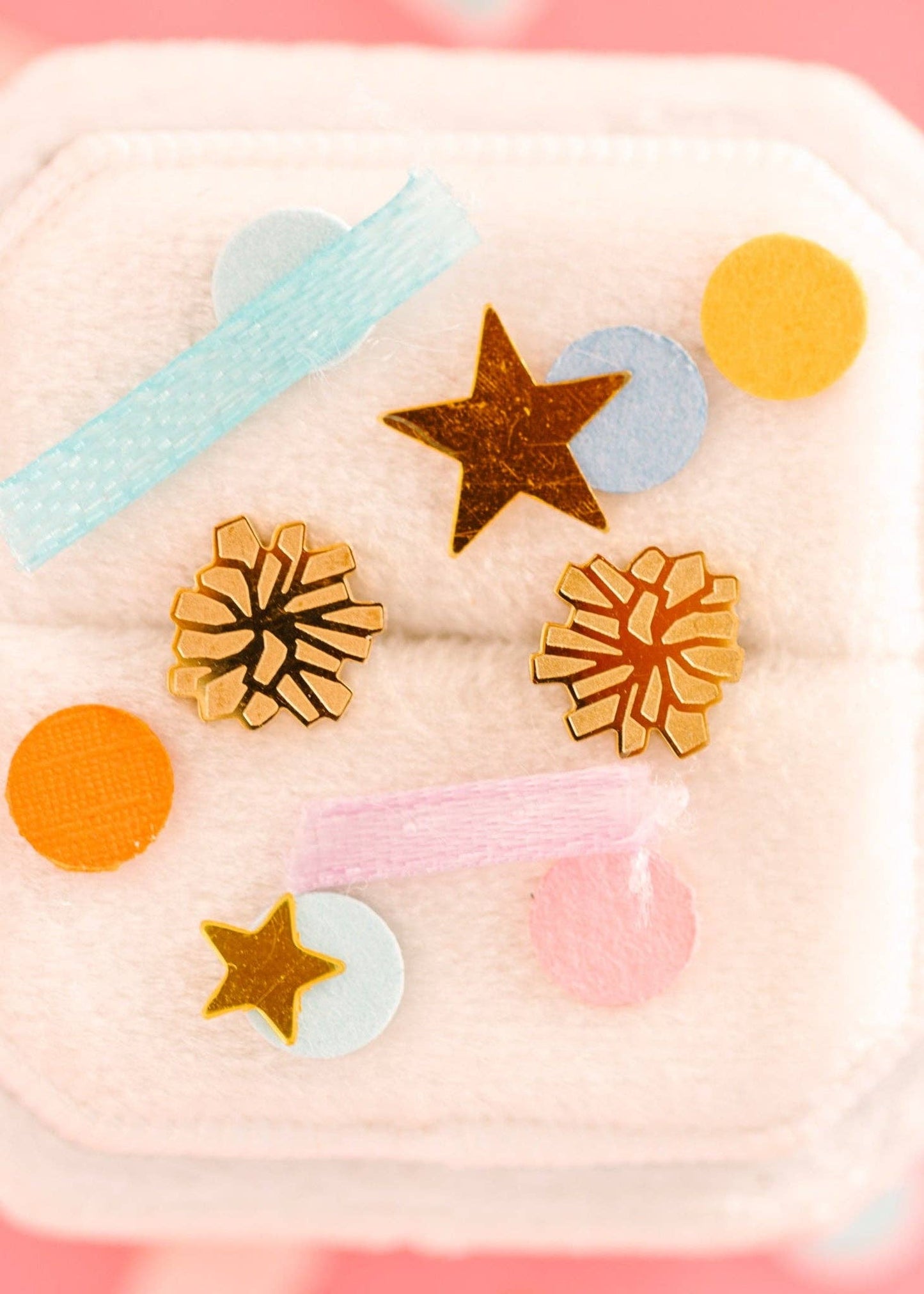 Cheer Screwback Earring Set
