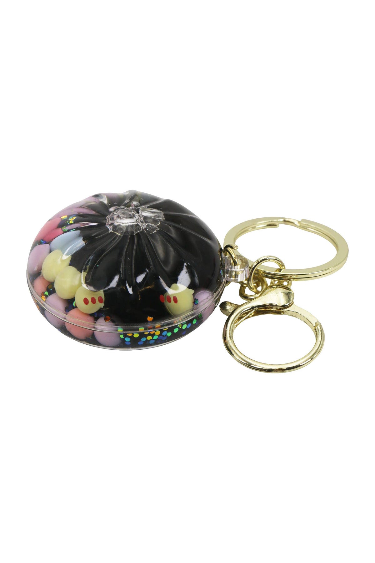 Dumpling Liquid Shaker Keychain