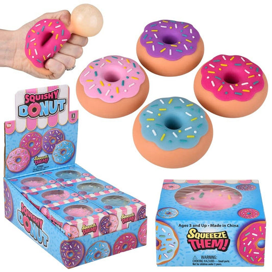 Squish & Stretch Donut Toys