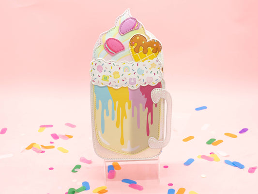 Milkshake Mug Handbag Rainbow Sprinkles