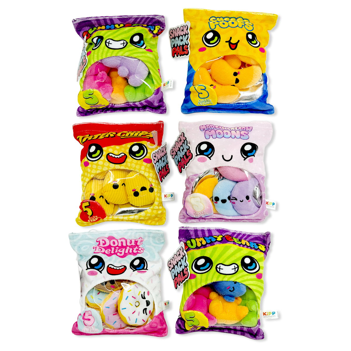 Snack Pack Pals Plush- Assorted