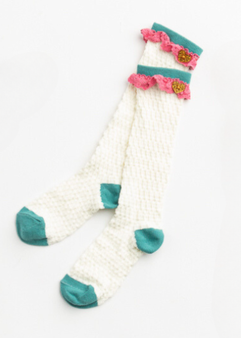 Ruffle Sassy Knee Socks