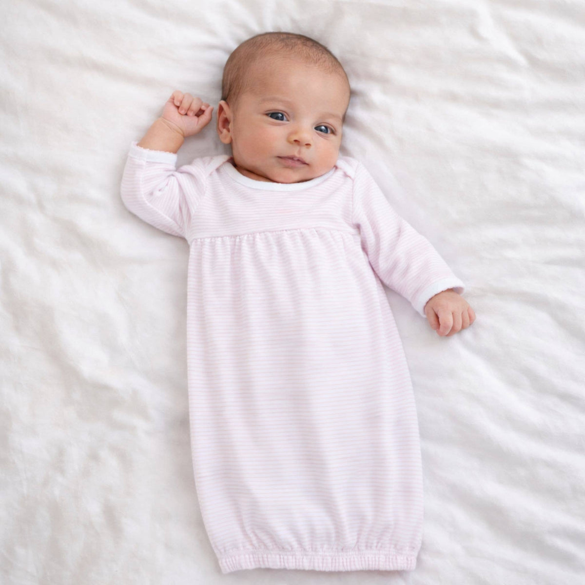 Pink Mini Stripes Gown