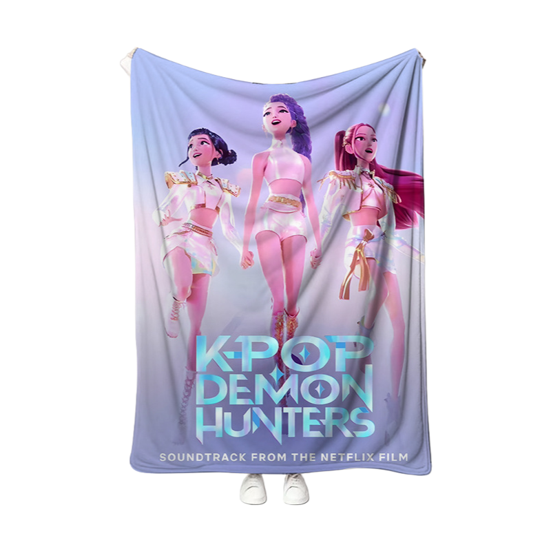Kpop Demon Hunters Throw Blanket
