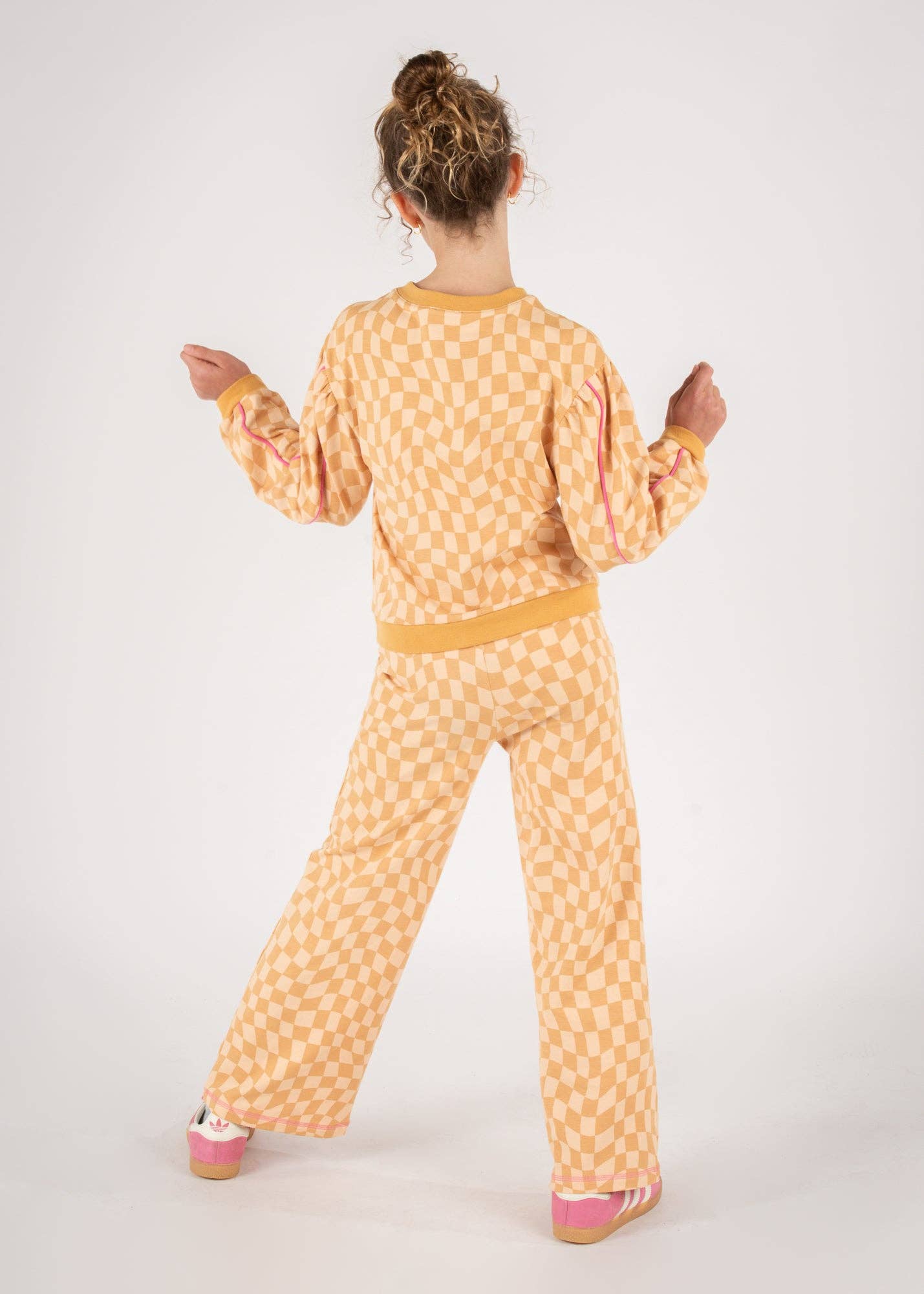 Twisted Check Sweatpants