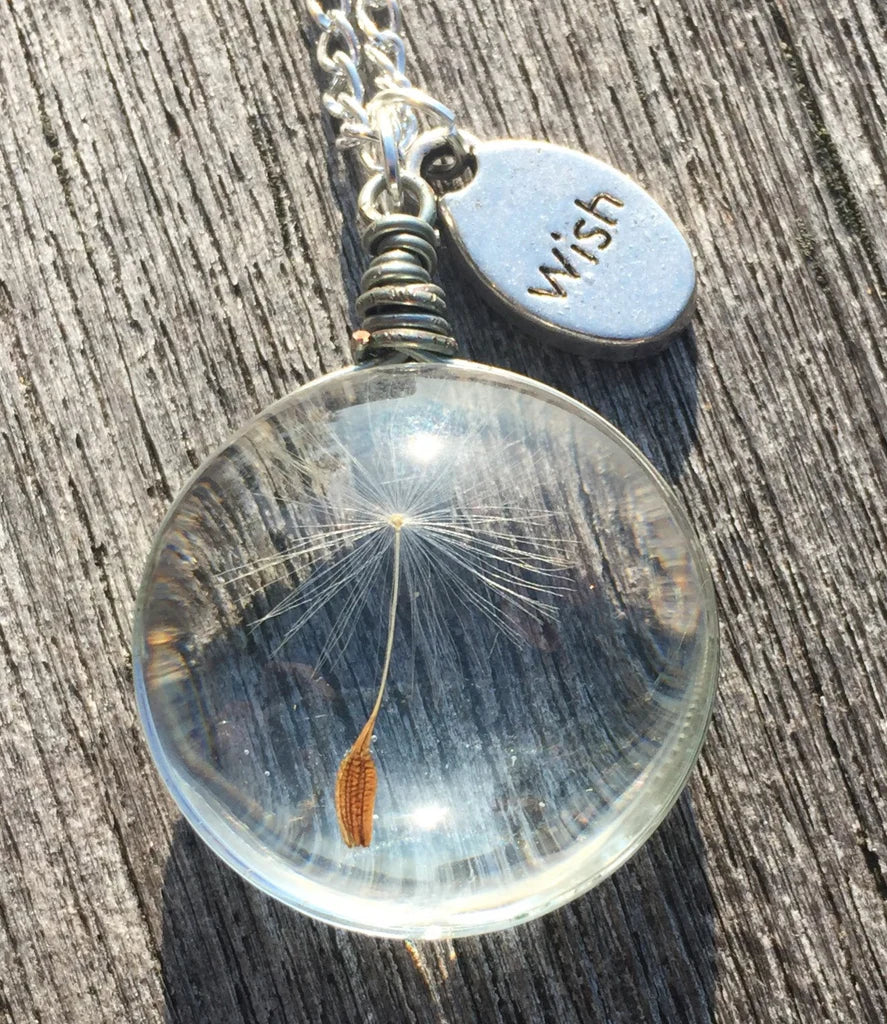Dandelion Seed Wish Necklace