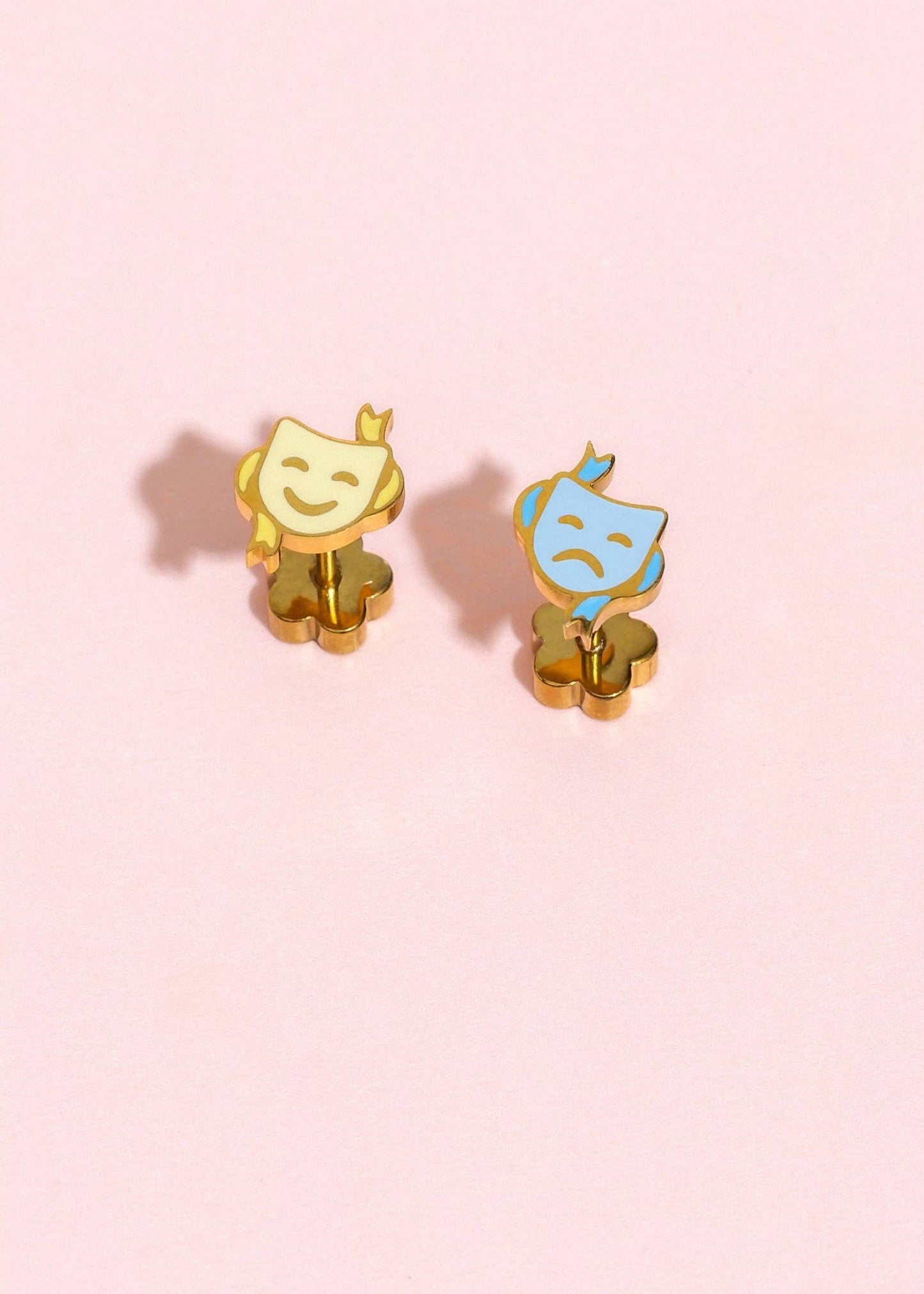 Drama Stud Screwback Earrings