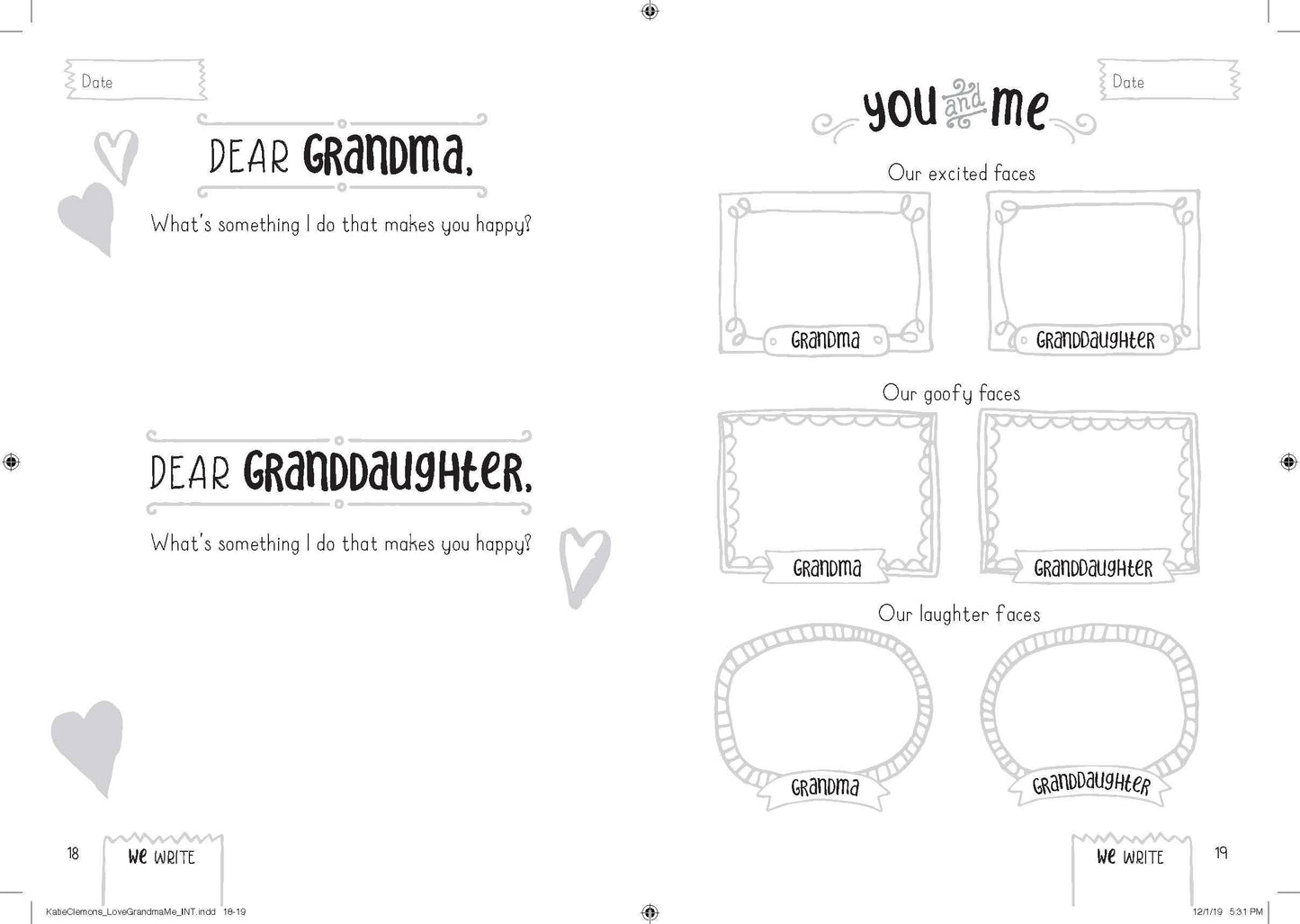 Love, Grandma and Me: Journal