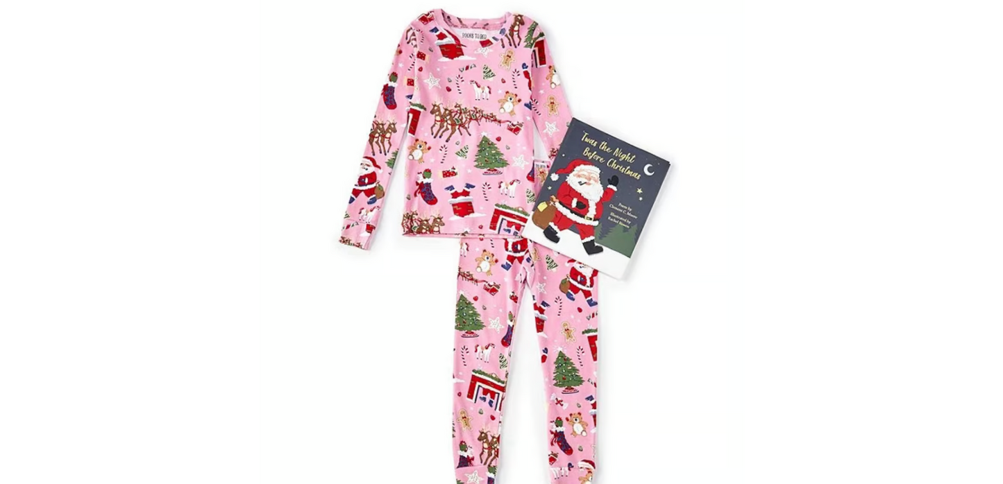 Twas The Night Before Christmas Books to Bed PJs- Assorted