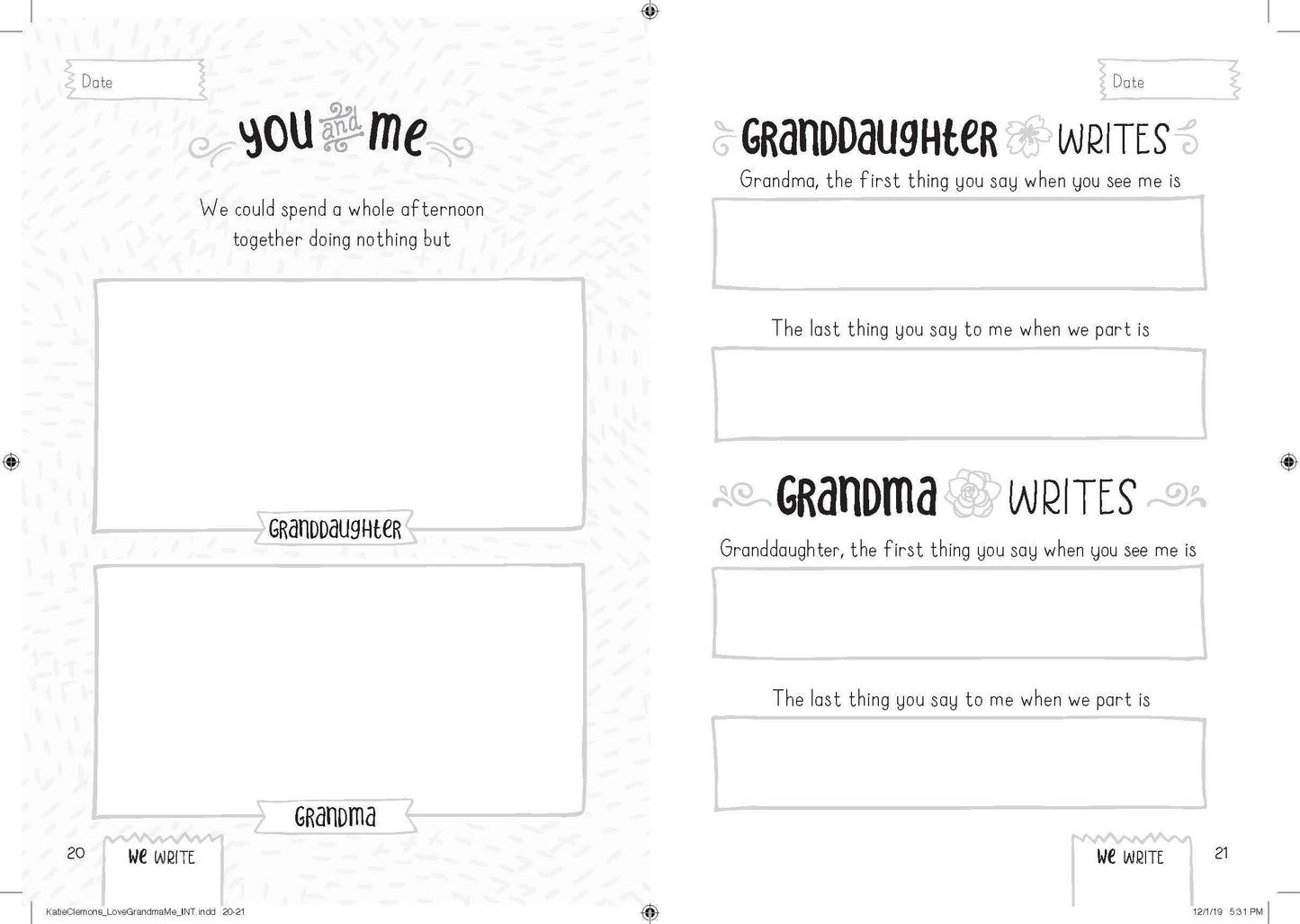 Love, Grandma and Me: Journal