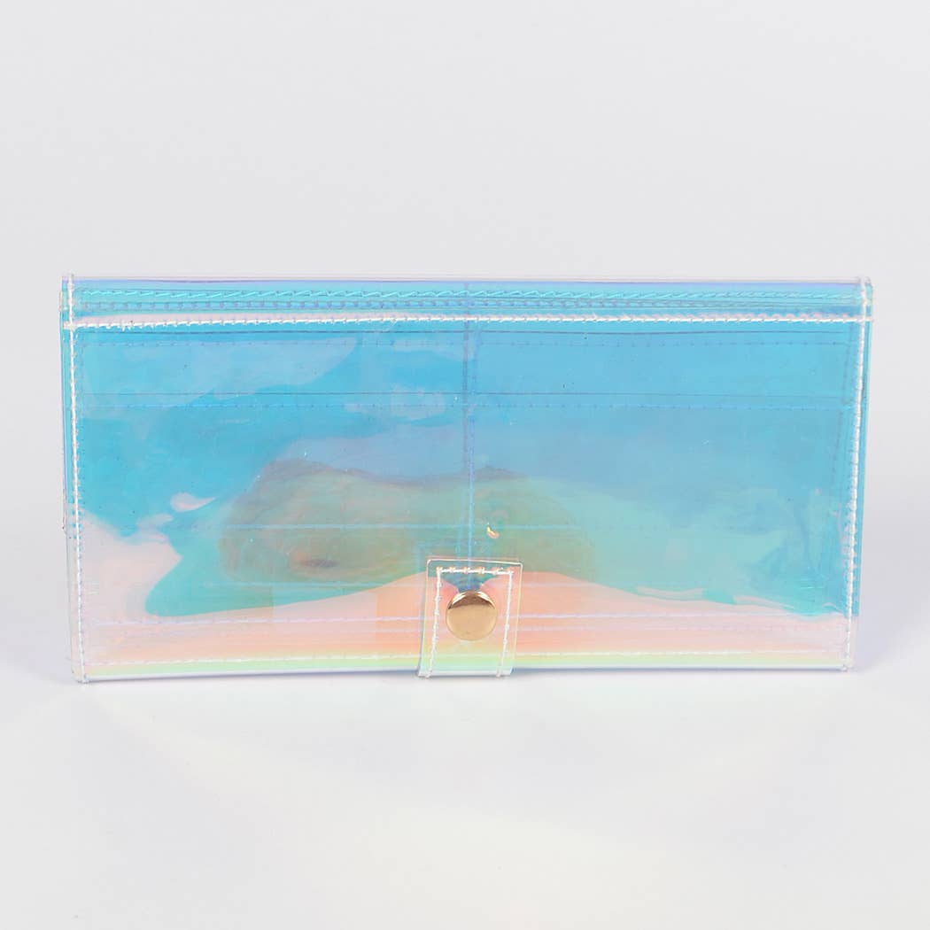 Trifold Iridescent Wallet